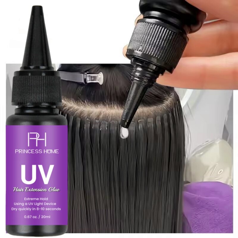 UV Hair Glue Remover Manufacturer - PH Princess Home 20ml Customized Logo Clear