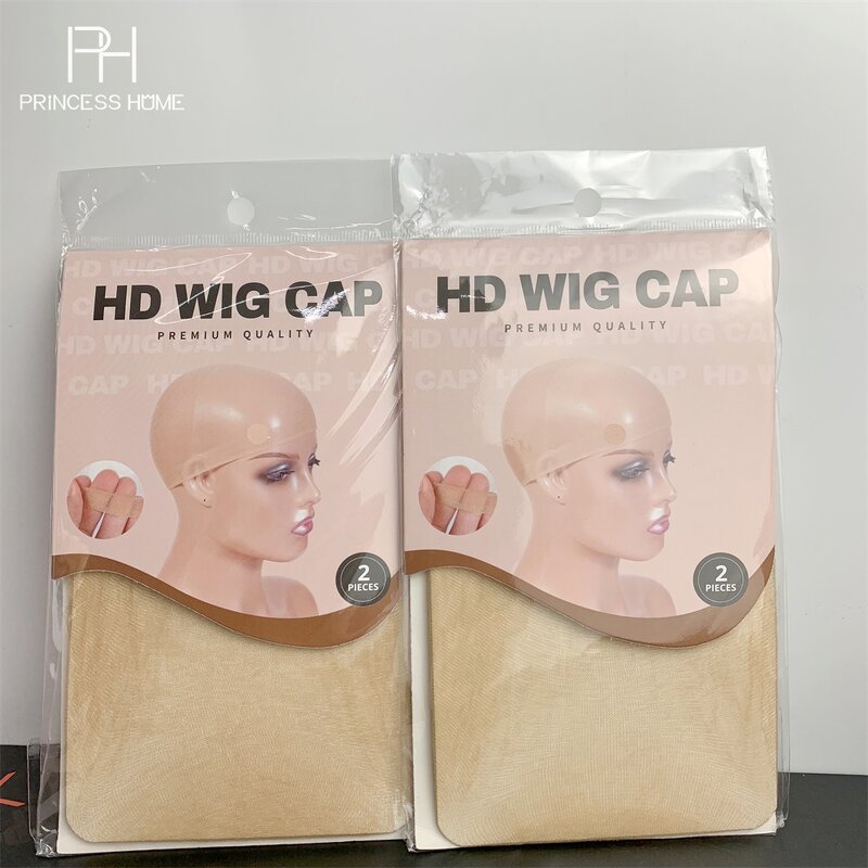 Wig Cap Manufacturer - Wholesale 4colors Custom Package Invisible Super Thin Sheer HD Wig Cap Christmas