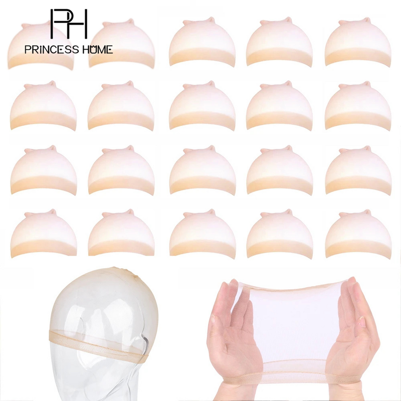 Wig Cap Manufacturer - Wholesale 4colors Custom Package Invisible Super Thin Sheer HD Wig Cap Christmas