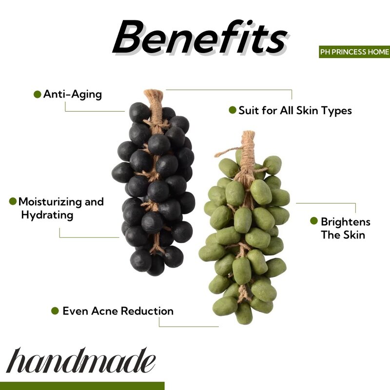 Grape Soap Manufacturer - TK Hot Selling Simulation Grape Soap Face Body 20 Grapes