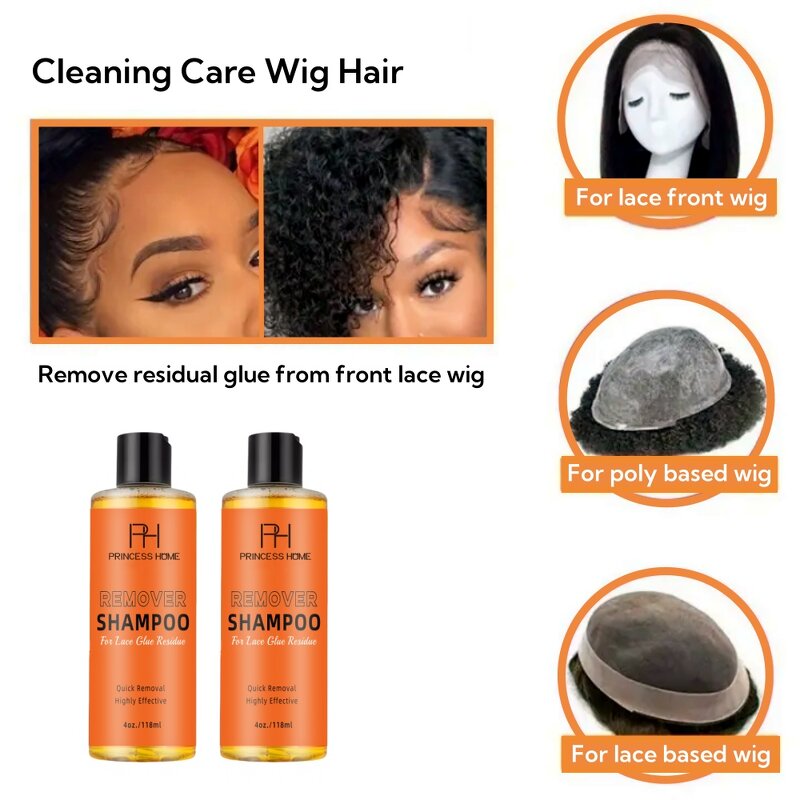 Lace Cleanser Foam Manufacturer - 2025 New Custom Dirt Residue Shampoo 118ml Lace Frontal Wig Cleanser