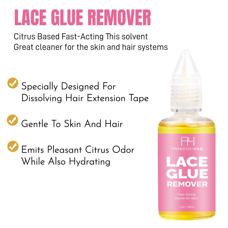 Lace Remover Manufacturer - Wholesale Private Label 30ml Non Sensitive Easy Remove Adhesive