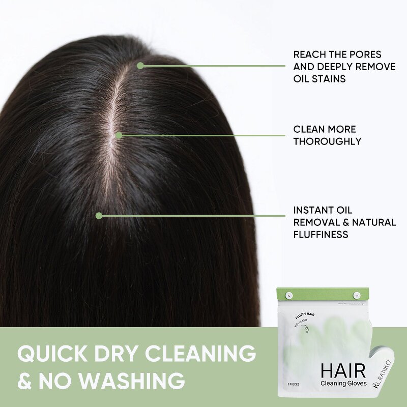 Hair Cleaning Glove Manufacturer - Oil Removal Volume Boost - No Wash Korean Hair Care Oily Hair ODM
