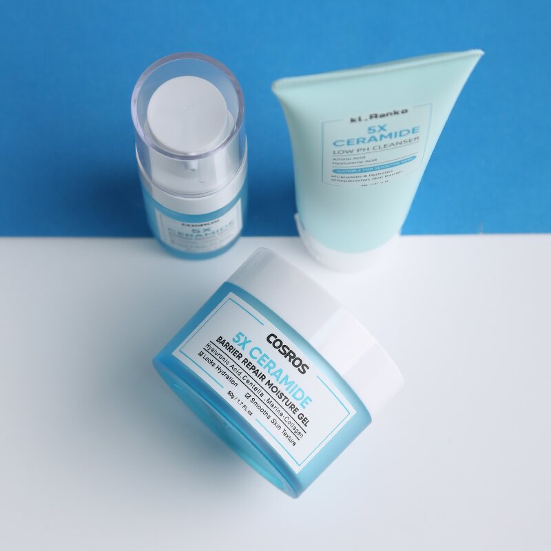 Skincare Set Manufacturer - 5X Ceramide Gift Kit - Hydrating Soothing Skin Barrier Repair Korean Face Care