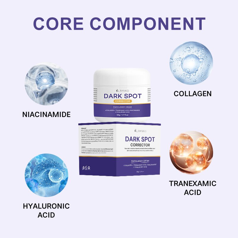 Brightening Face Cream Manufacturer - Kojic Acid Dark Spot Corrector - Whitening Skin Tone Correcting Private Label