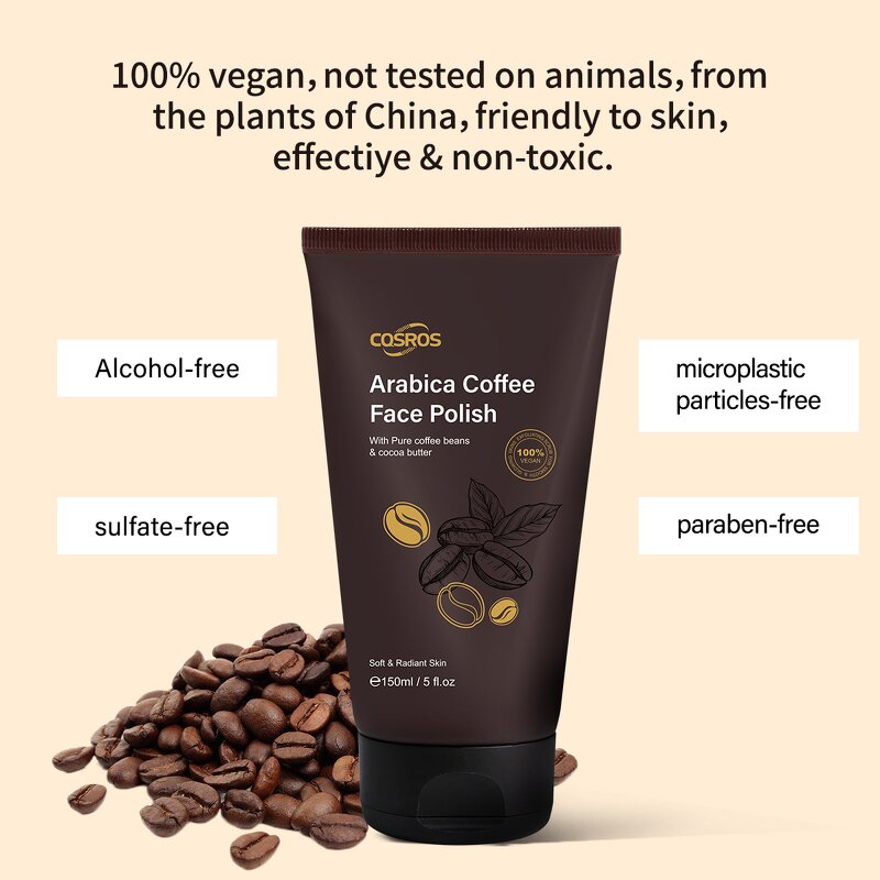 Body Scrub Manufacturer - Coffee Peeling Off - Deep Cleansing Skin Exfoliator Private Label OEM