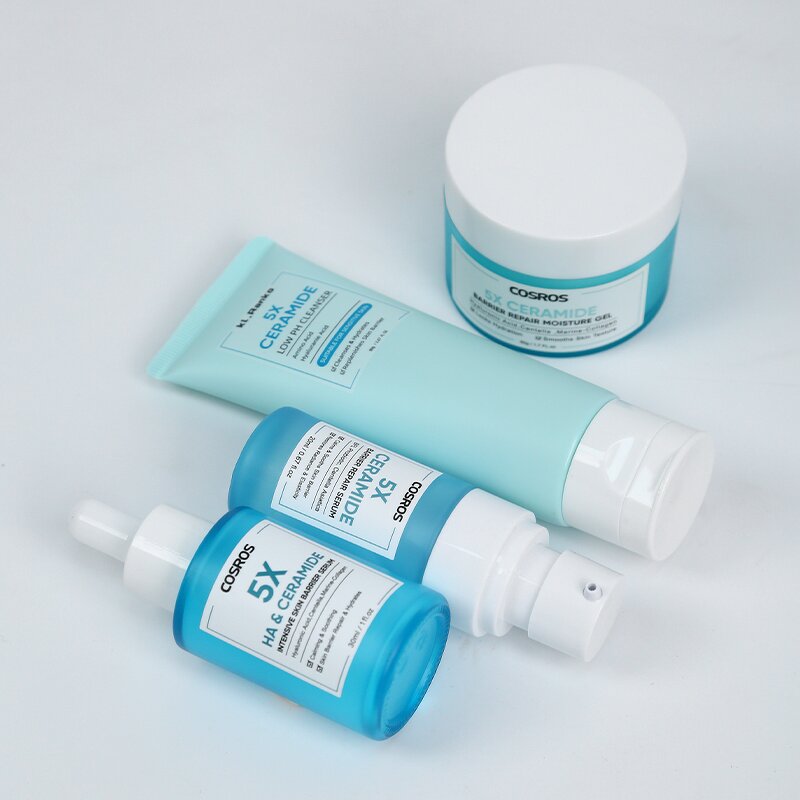 Skincare Set Manufacturer - 5X Ceramide Repair Set - Skin Barrier Hydrating Gentle Cleansing Custom Logo OEM
