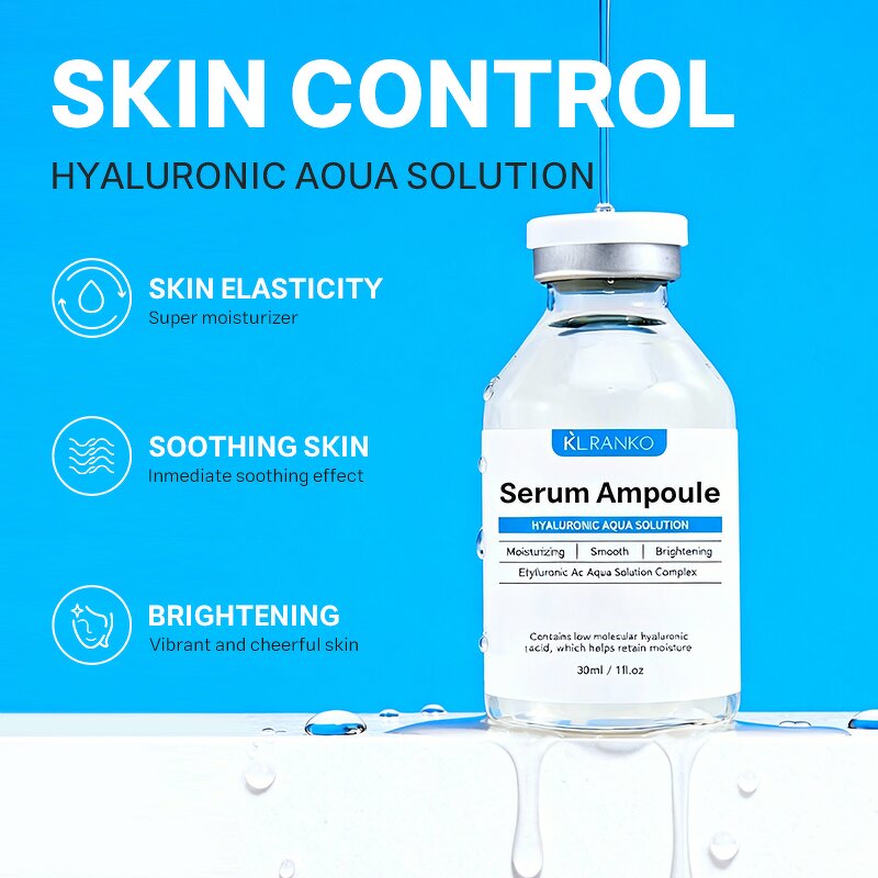 Facial Serum Manufacturer - Hyaluronic Acid Deep Hydration - Brightening Soothing Dry Skincare Products