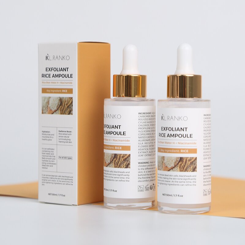 Ampoule Serum Manufacturer - Rice Black Rice Exfoliating - Brightening Deep Cleansing Smooth Glow Skincare