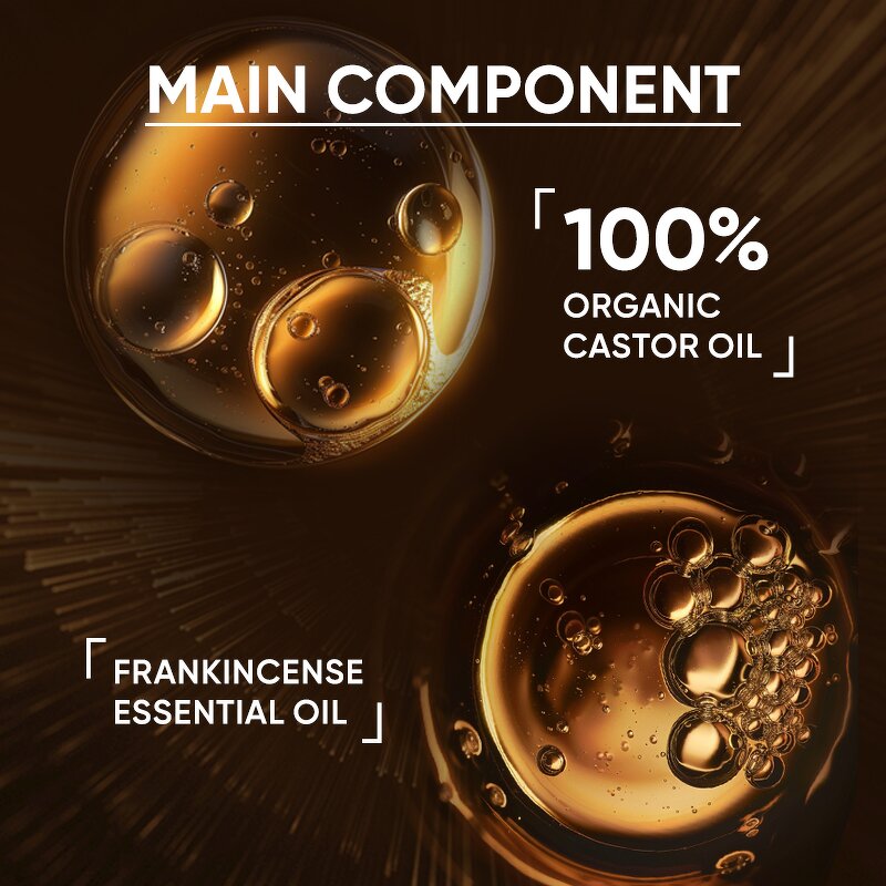 Under Eye Oil Manufacturer - Frankincense Castor Roller - Bag Wrinkle Crow's Feet Fine Lines Private Label