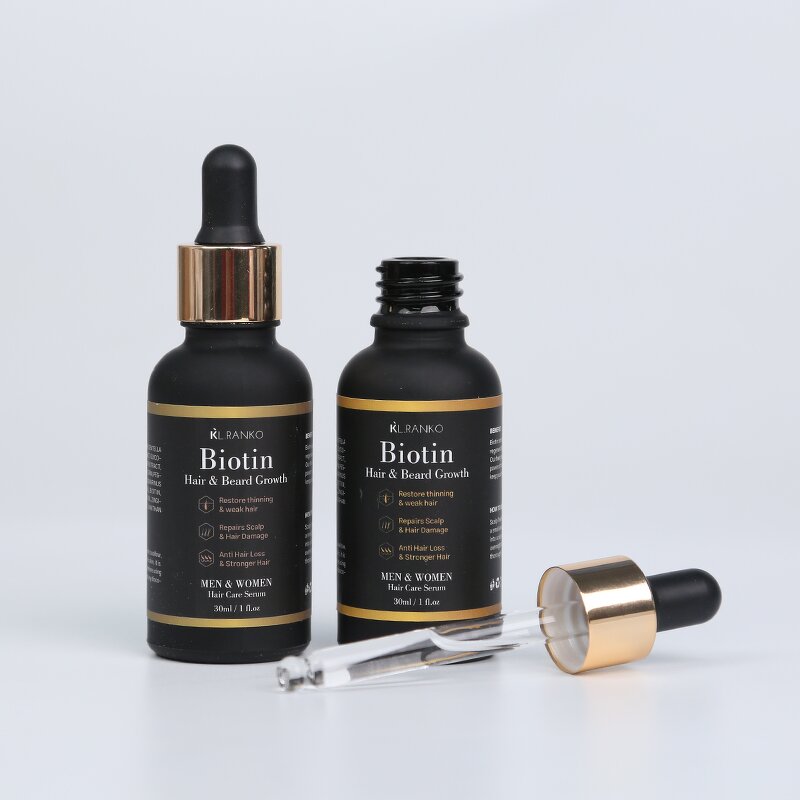 Beard Growth Serum Manufacturer - Biotin Repair Damage - Nourish Scalp Hair Care Private Label OEM