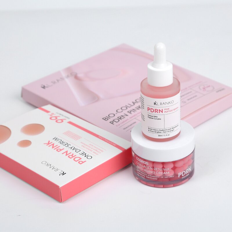 Skincare Set Manufacturer - PDRN Salmon DNA Collagen - Anti Aging Pore Minimizing Routine Private Label OEM
