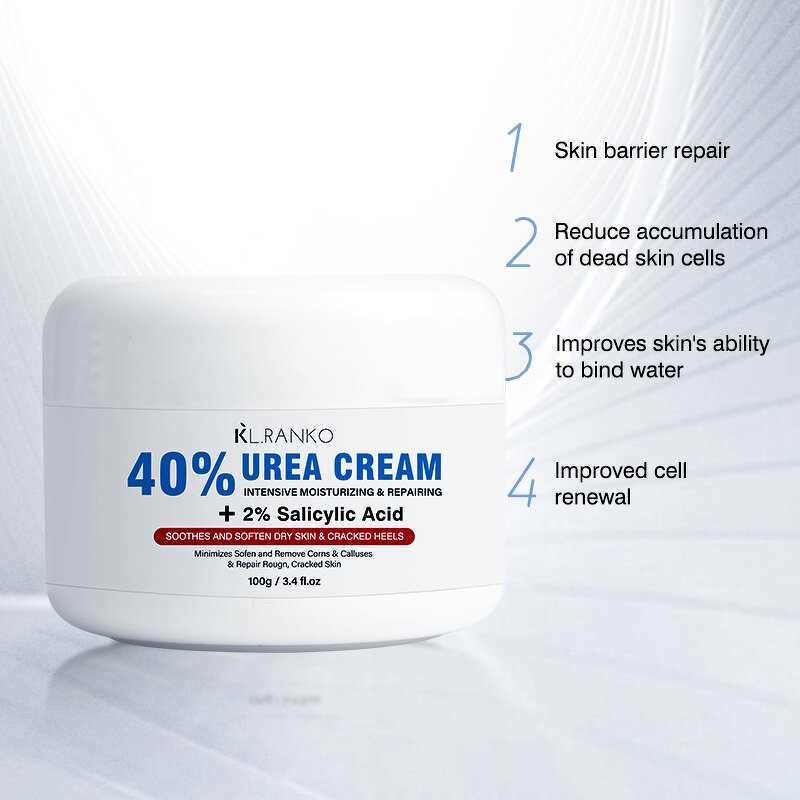 Foot Cream Manufacturer - Anti-Cracking Urea 40% - Dry Cracked Skin Callus Remover Hand Foot Care OEM