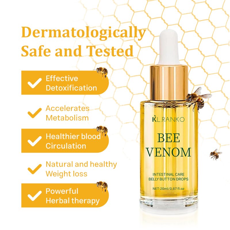 Weight Loss Serum Manufacturer - Bee Venom Intestinal Detox - Belly Button Natural Body Care OEM Private Label