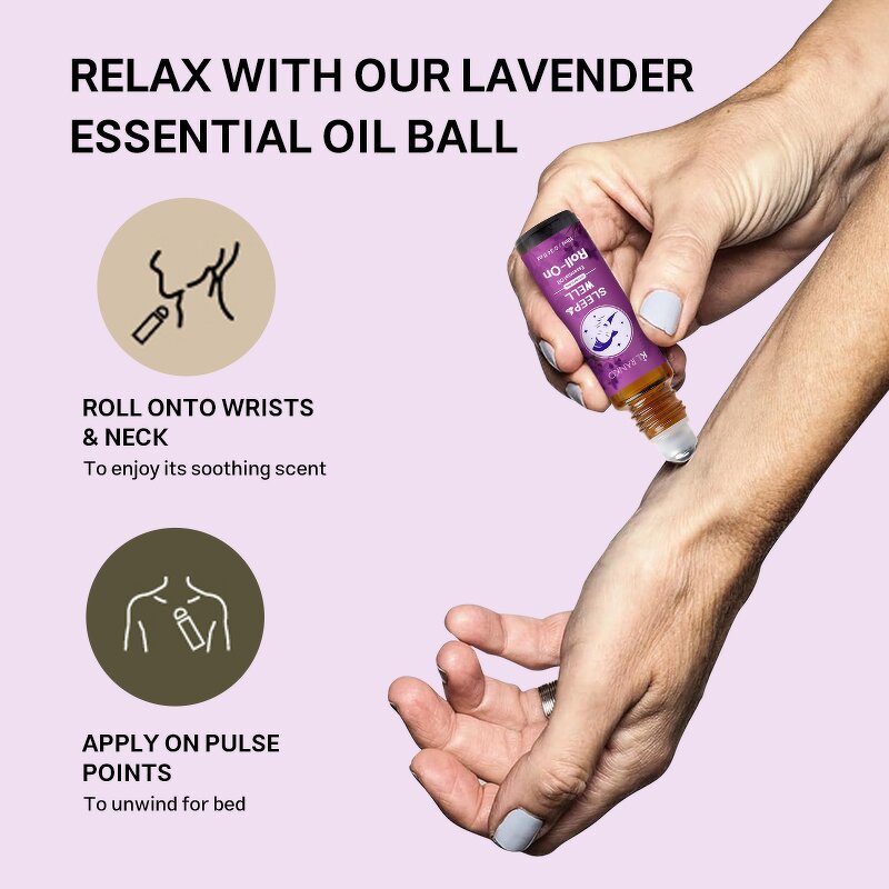 Essential Oil Manufacturer - Lavender Frankincense Roll on - Relaxing Night Sleep Beauty Products OEM