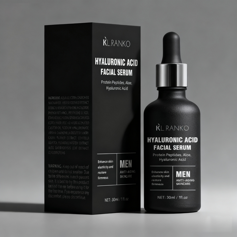 Facial Essence Manufacturer - Men Hyaluronic Acid - Hydrating Anti Aging Skincare Moisture-Boosting OEM