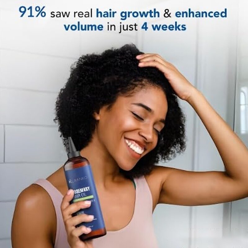 Hair Growth Oil Manufacturer - Rosemary Biotin Jojoba Castor - Volume Strength Length 4 Weeks OEM