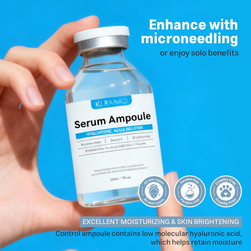 Facial Serum Manufacturer - Hyaluronic Acid Deep Hydration - Brightening Soothing Dry Skincare Products