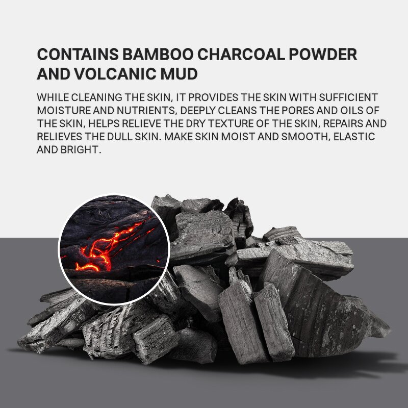 Handmade Soap Manufacturer - Bamboo Charcoal Tea Tree Oil - Exfoliating Men Body Skincare Custom OEM