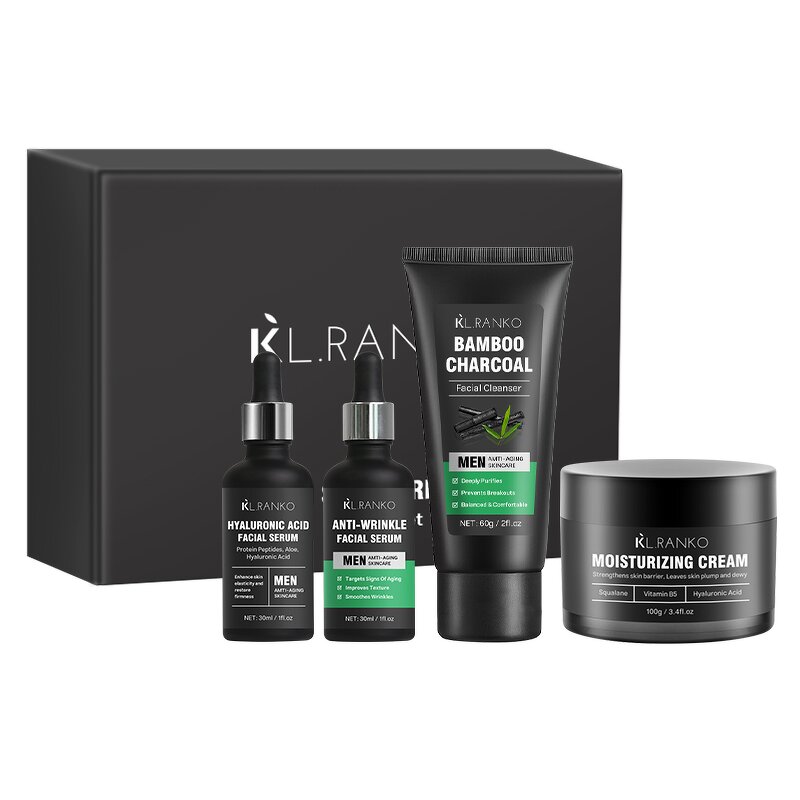 Skincare Set Manufacturer - Men's Skincare Serum Face Wash - Anti Aging Hydrating Deep Cleansing Men Care Products