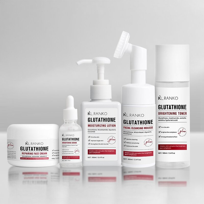 Skincare Set Manufacturer - Glutathione Whitening 5 Pcs - Pigmentation Correction Hydrating Niacinamide Set