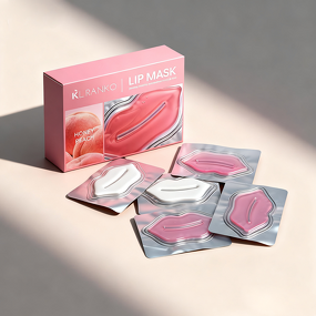 Lip Mask Manufacturer - Collagen Crystal Plumping - Hydrating 24h Gold Lip Care Patches Private Label