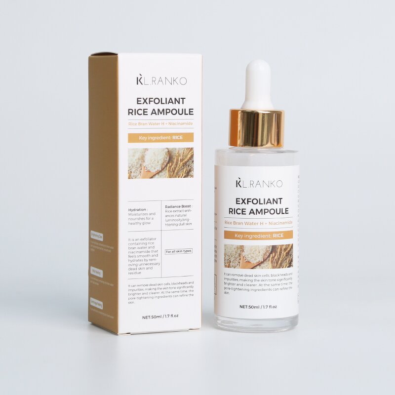 Ampoule Serum Manufacturer - Rice Black Rice Exfoliating - Brightening Deep Cleansing Smooth Glow Skincare