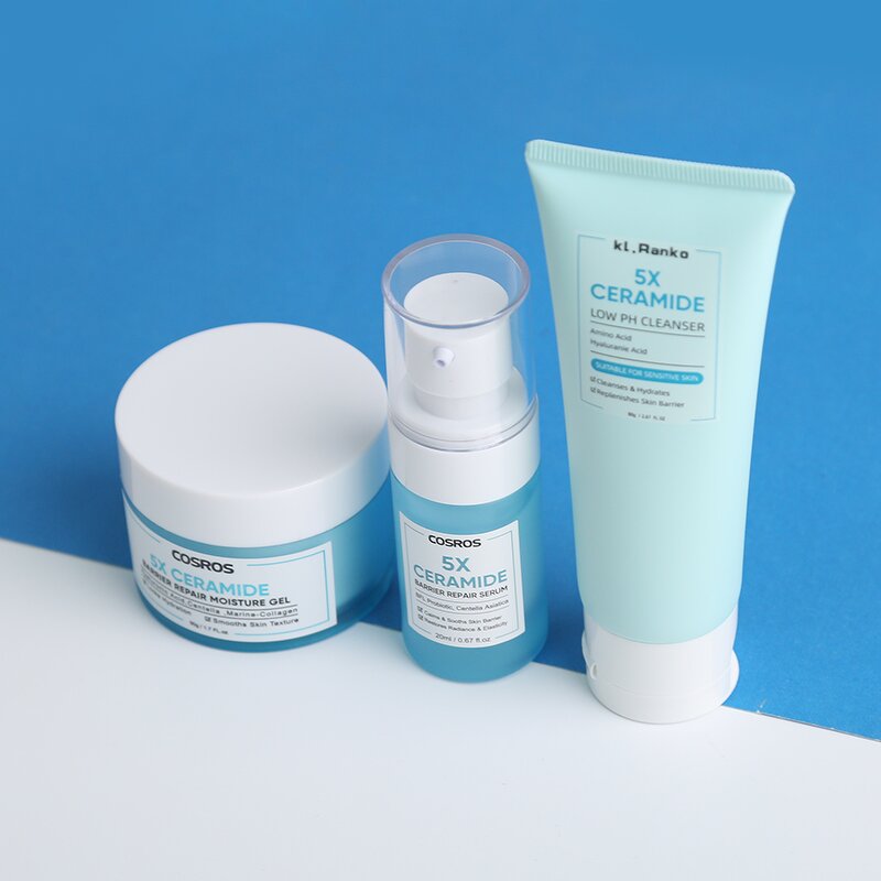 Skincare Set Manufacturer - 5X Ceramide Gift Kit - Hydrating Soothing Skin Barrier Repair Korean Face Care