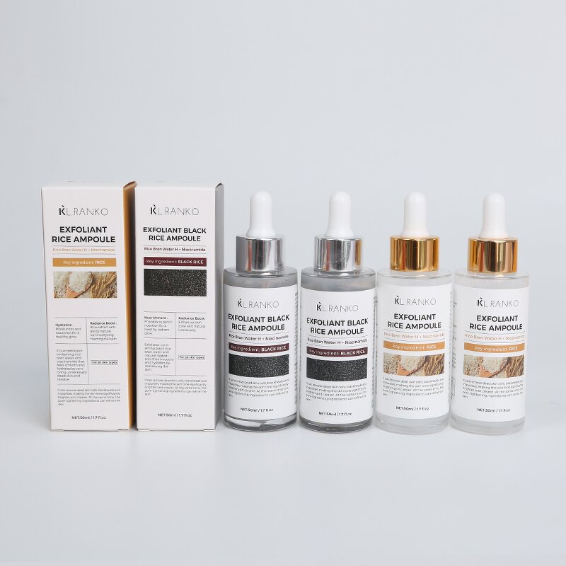 Ampoule Serum Manufacturer - Rice Black Rice Exfoliating - Brightening Deep Cleansing Smooth Glow Skincare