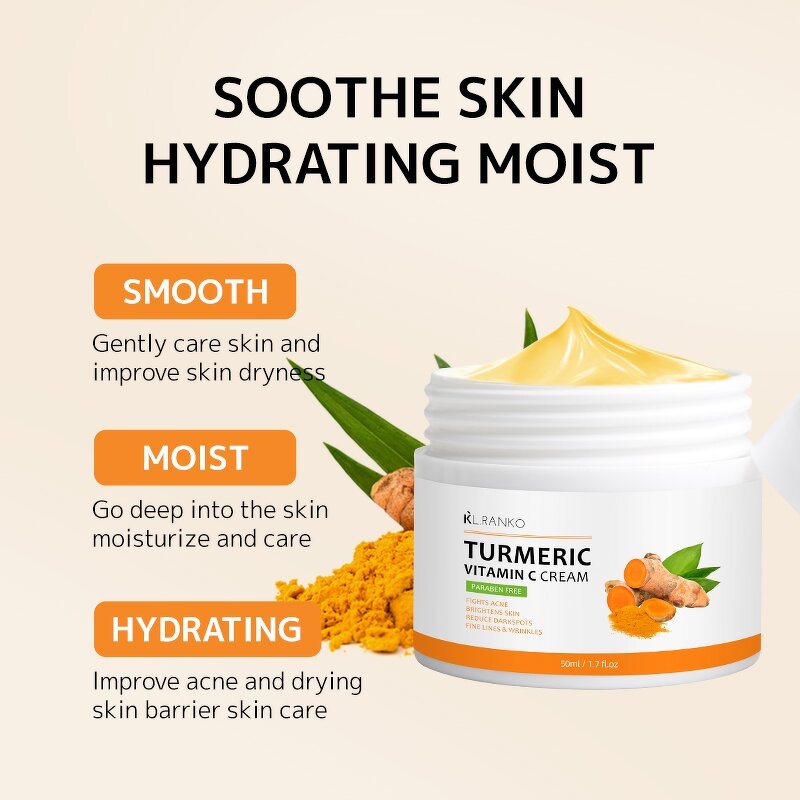 Skincare Set Manufacturer - Turmeric Whitening Routine - Dark Spots Removal Cleanser Toner Serum Cream Mask