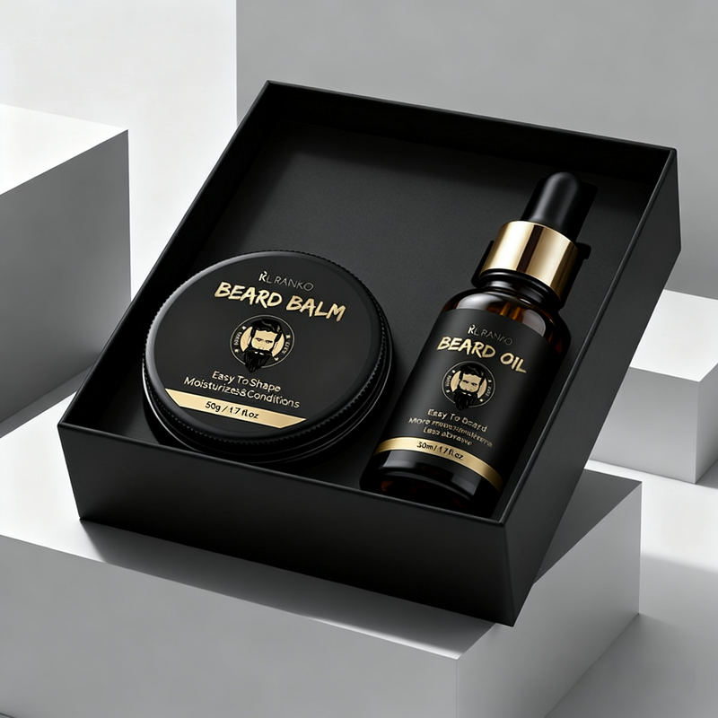 Beard Balm Manufacturer - Soothing Beard Growth Balm - Sandalwood Scent Men Personal Care Products OEM Private Label