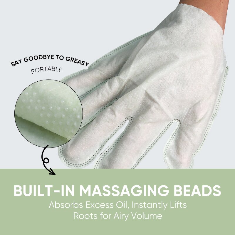 Hair Cleaning Glove Manufacturer - Oil Removal Volume Boost - No Wash Korean Hair Care Oily Hair ODM