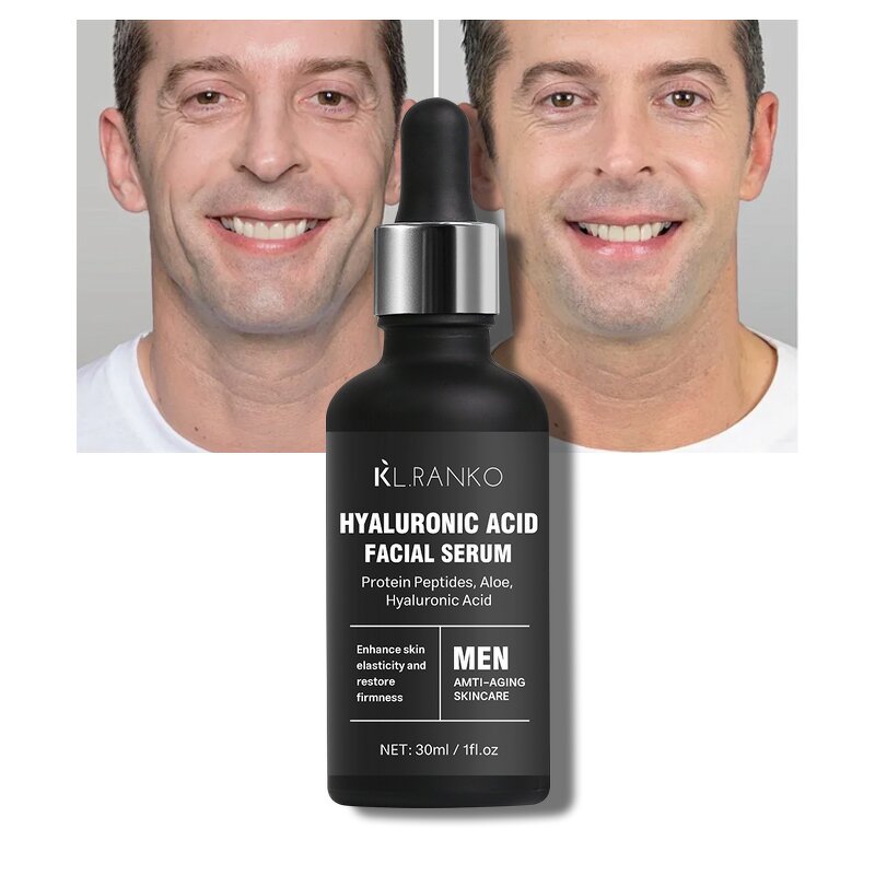 Facial Essence Manufacturer - Men Hyaluronic Acid - Hydrating Anti Aging Skincare Moisture-Boosting OEM