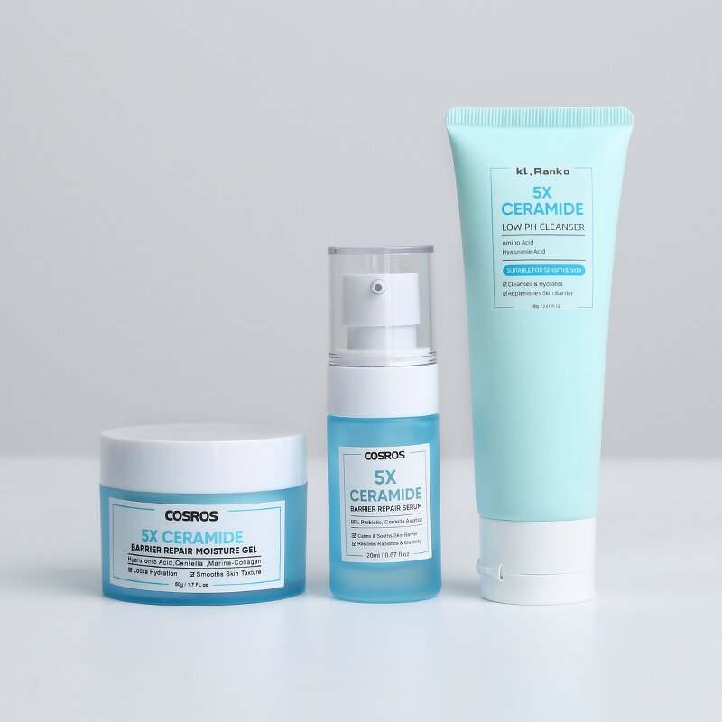 Skincare Set Manufacturer - 5X Ceramide Gift Kit - Hydrating Soothing Skin Barrier Repair Korean Face Care