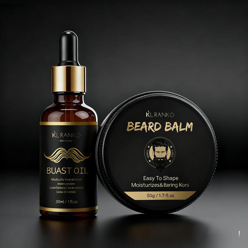 Beard Balm Manufacturer - Soothing Beard Growth Balm - Sandalwood Scent Men Personal Care Products OEM Private Label