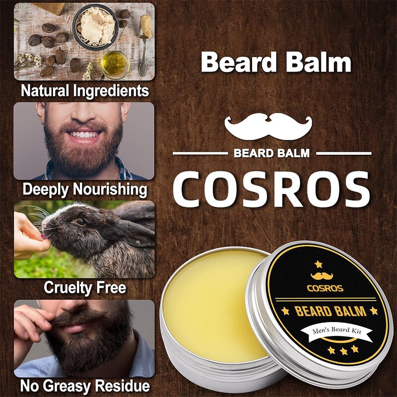 Beard Balm Manufacturer - Soothing Beard Growth Balm - Mustache Care Proraso Men Skincare Private Label