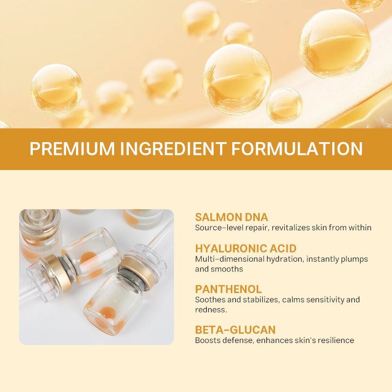 Ampoule Manufacturer - PDRN Salmon DNA Repair - Hydrating Anti Aging Skin Revitalizing Custom Logo