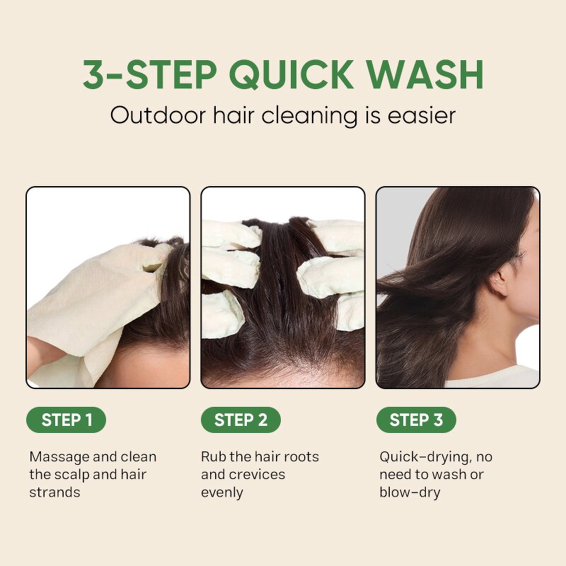 Hair Care Glove Manufacturer - Massaging Beads Oil Absorption - No-Wash Scalp Refresh Oily Hair ODM