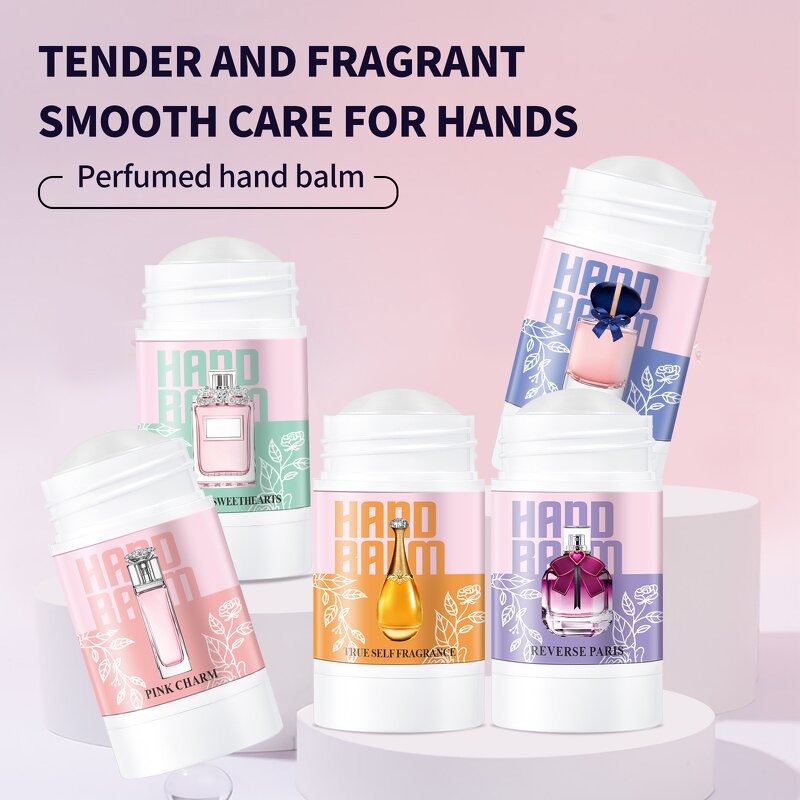 Hand Care Cream Manufacturer - New Arrival Long-Lasting Hydrating Anti-Chapping 5 Fragrance Rollerball Non-Greasy