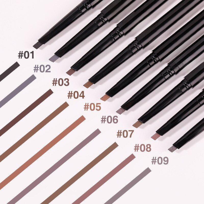 Eyebrow Pencil Manufacturer - Extremely Thin Two-headed Machete Anti-halo Natural Multiple Dimensions Lasting