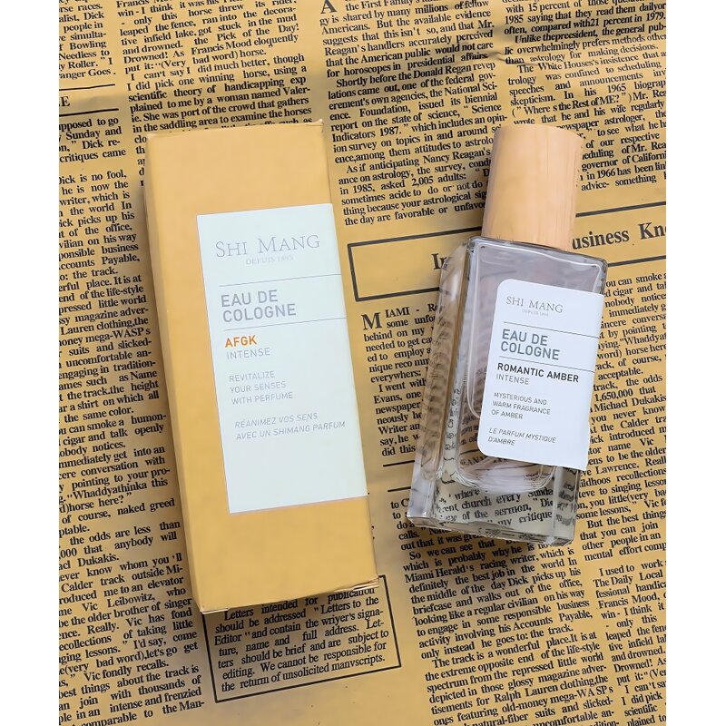 Perfume Bottles Manufacturer - 30ml 50ml 100ml Rectangle Vintage Square Spray Empty Glass With Wooden Cap