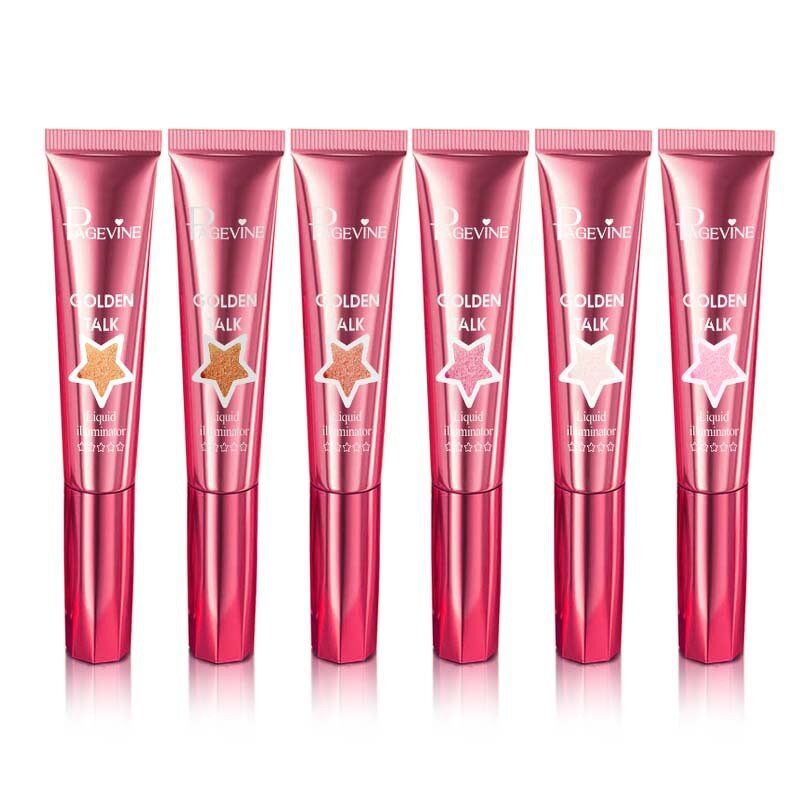 Highlighter Manufacturer - Private Label Metallic High Pigment Waterproof Soft Tube Vegan Glitter Liquid