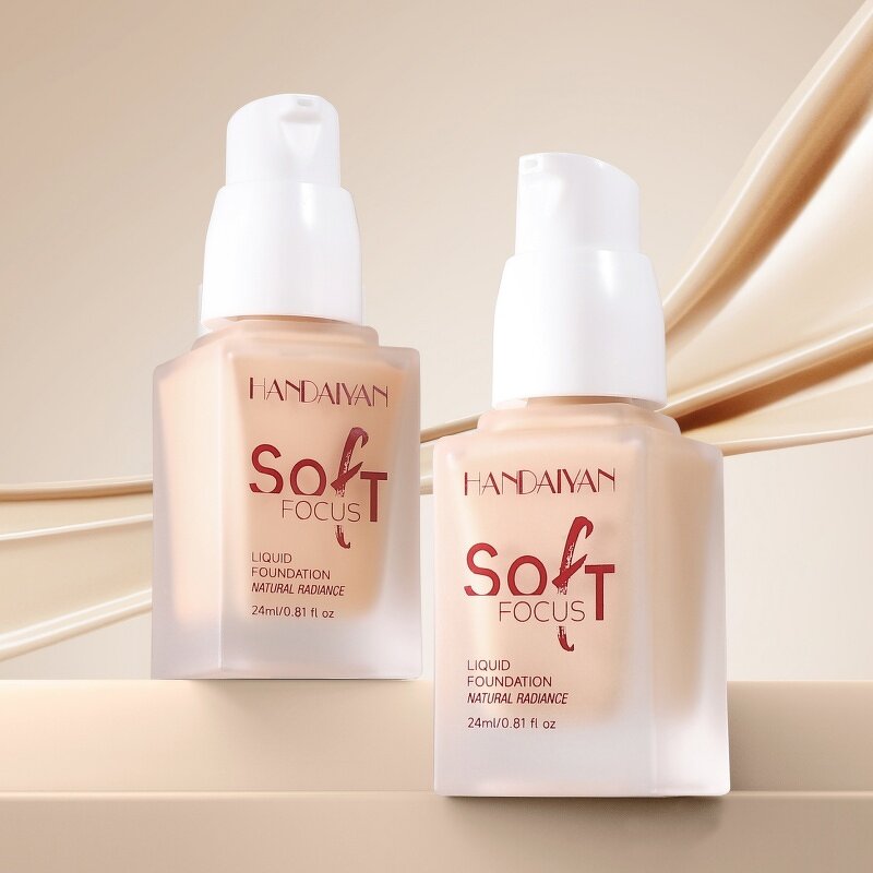Liquid Concealer Manufacturer - Handaiyan 10 Color Waterproof Long-lasting Non-blooming Brightens Skin 24ml