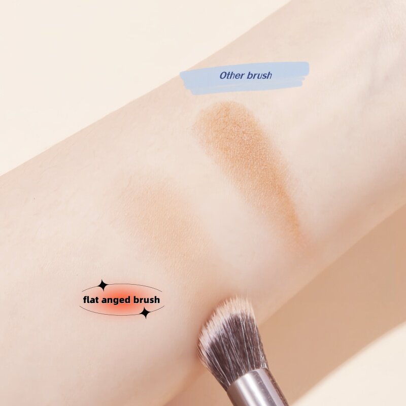 Nose Contour Brush Manufacturer - Flat Angle Contouring Sculpting Bronzer Highlighter for Liquid Cream Powder