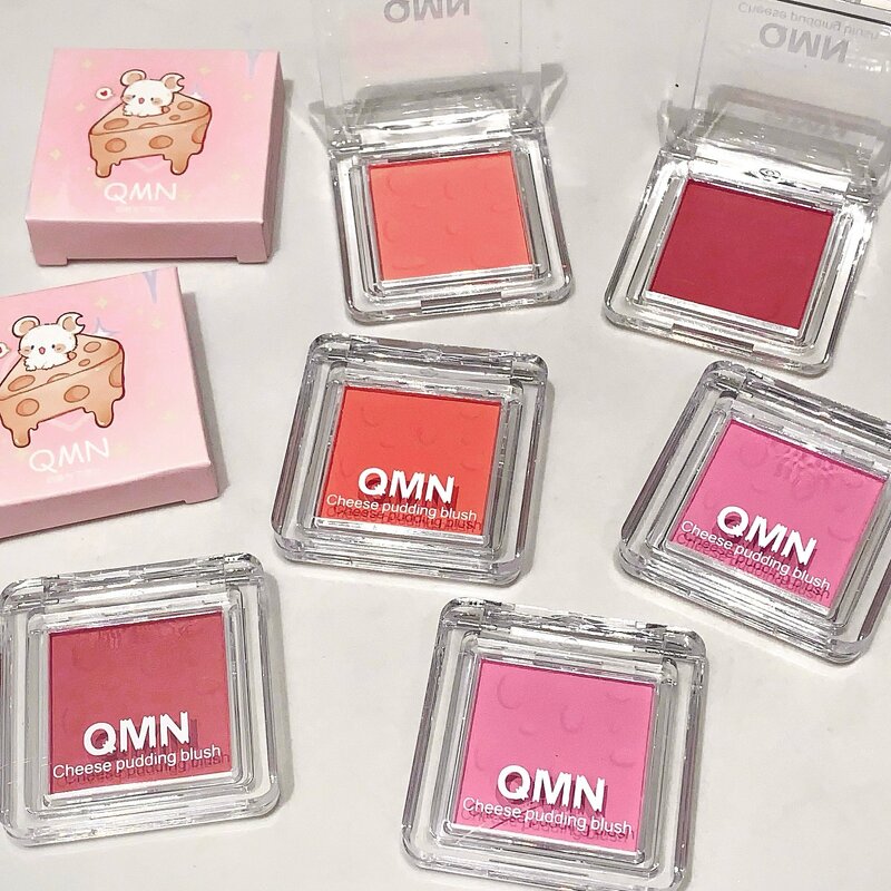 Blush Powder Manufacturer - QMN Face Matte Natural Cheek Tint Brighten Waterproof Contouring Soft Female