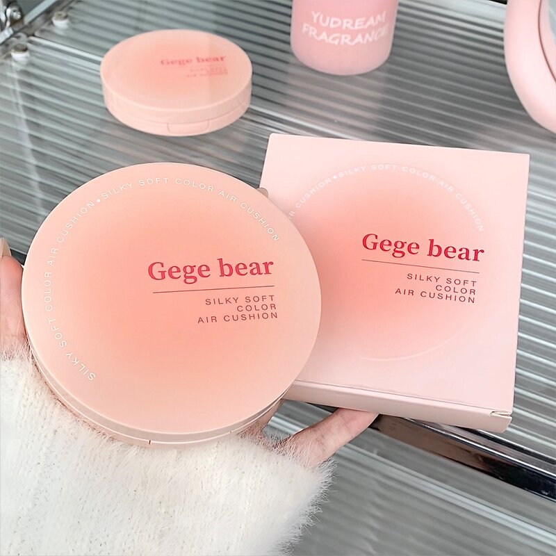 Cc Cream Manufacturer - Gege Bear Silk Soft Moisturizing Color Repairing Air Cushion Misty Natural
