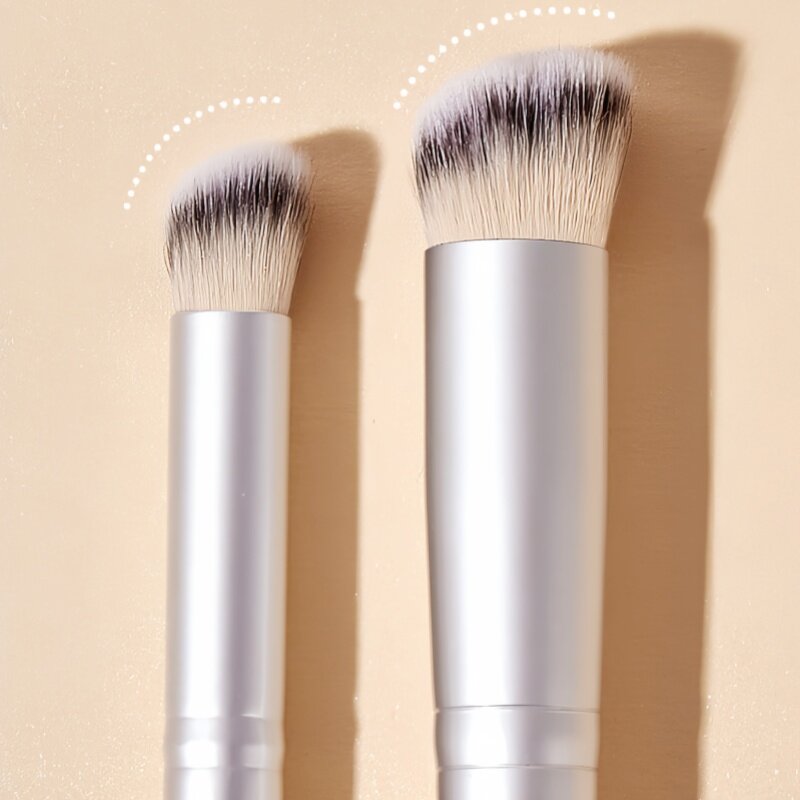 Makeup Brush Manufacturer - Hot Sale Oblique Round Concealer Single Used with Lip Balm and Shaving