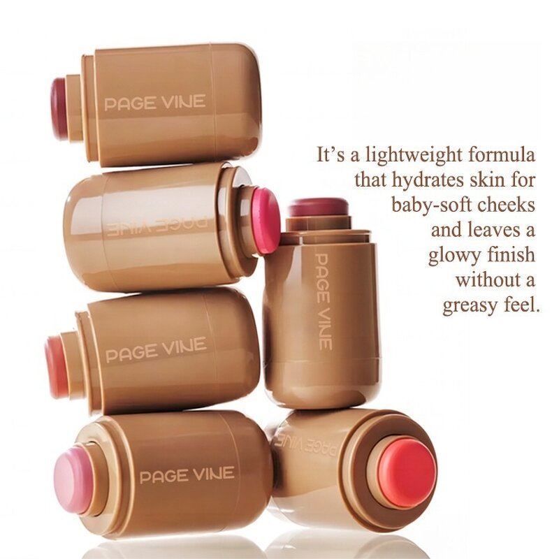 Blush Stick Manufacturer - Wholesale Facial High Pigment Cream Waterproof Vegan Long Lasting Matte