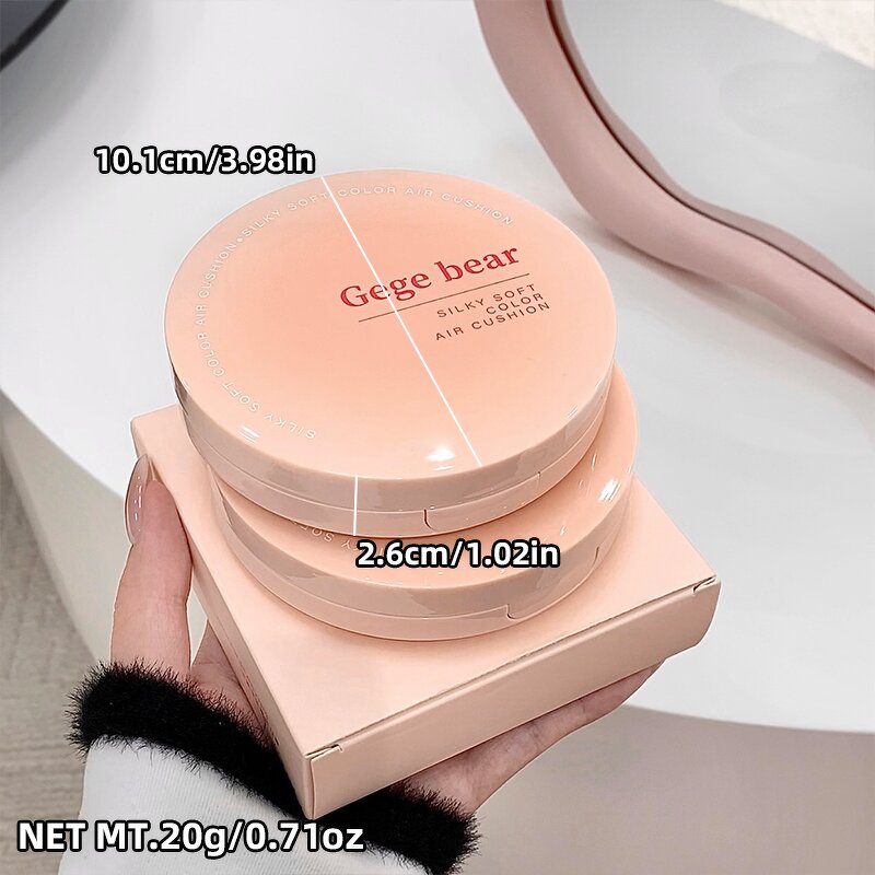 Cc Cream Manufacturer - Gege Bear Silk Soft Moisturizing Color Repairing Air Cushion Misty Natural