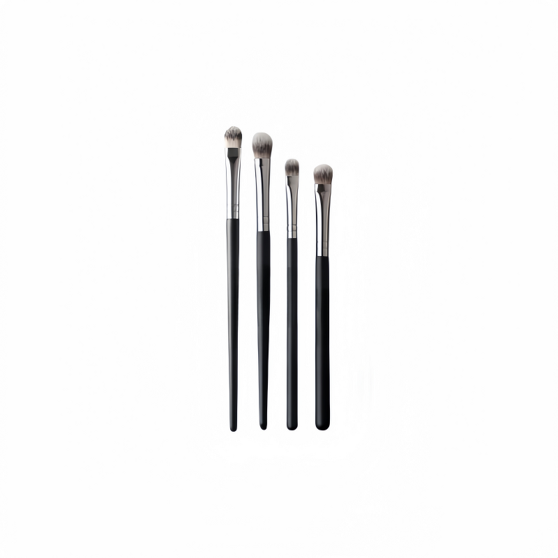 Eye Shadow Brush Manufacturer - Custom Single Fluffy Wood Handle Private Label High Quality Flat Blending